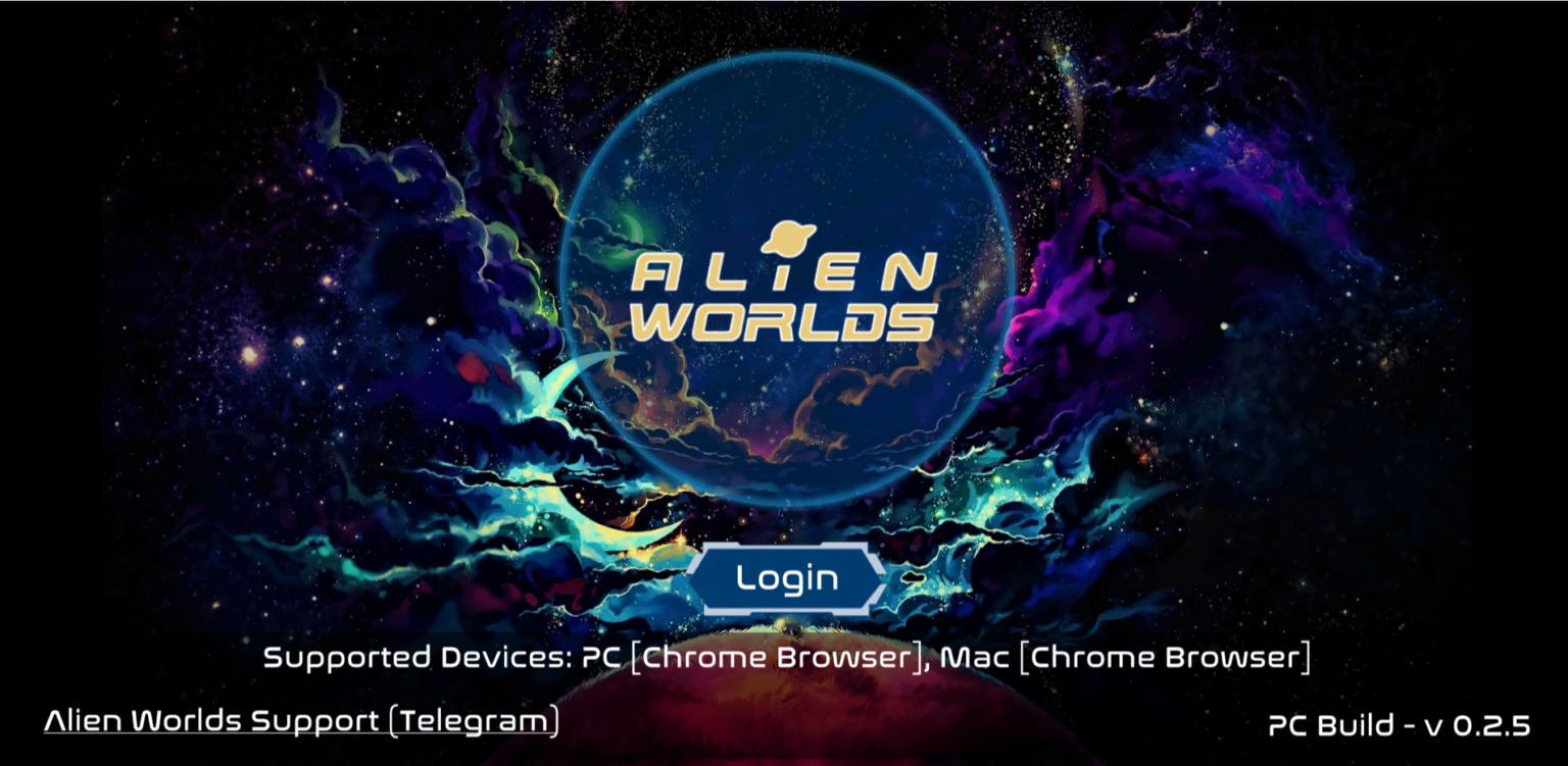 alien world crypto game